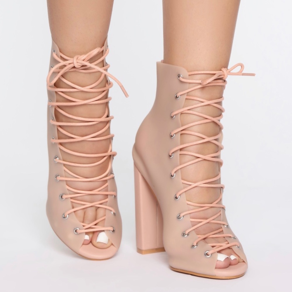 Cream heels